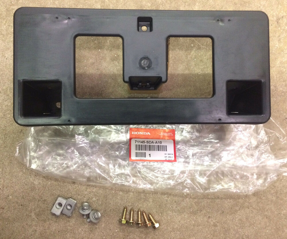 2009 honda accord front license plate mount